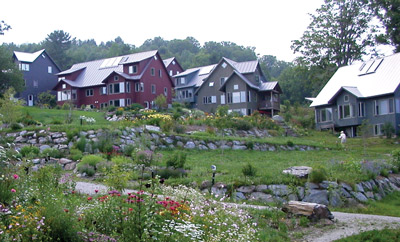 All of the homes at Cobb Hill have domestic solar hot water and an abundance of south-facing windows.